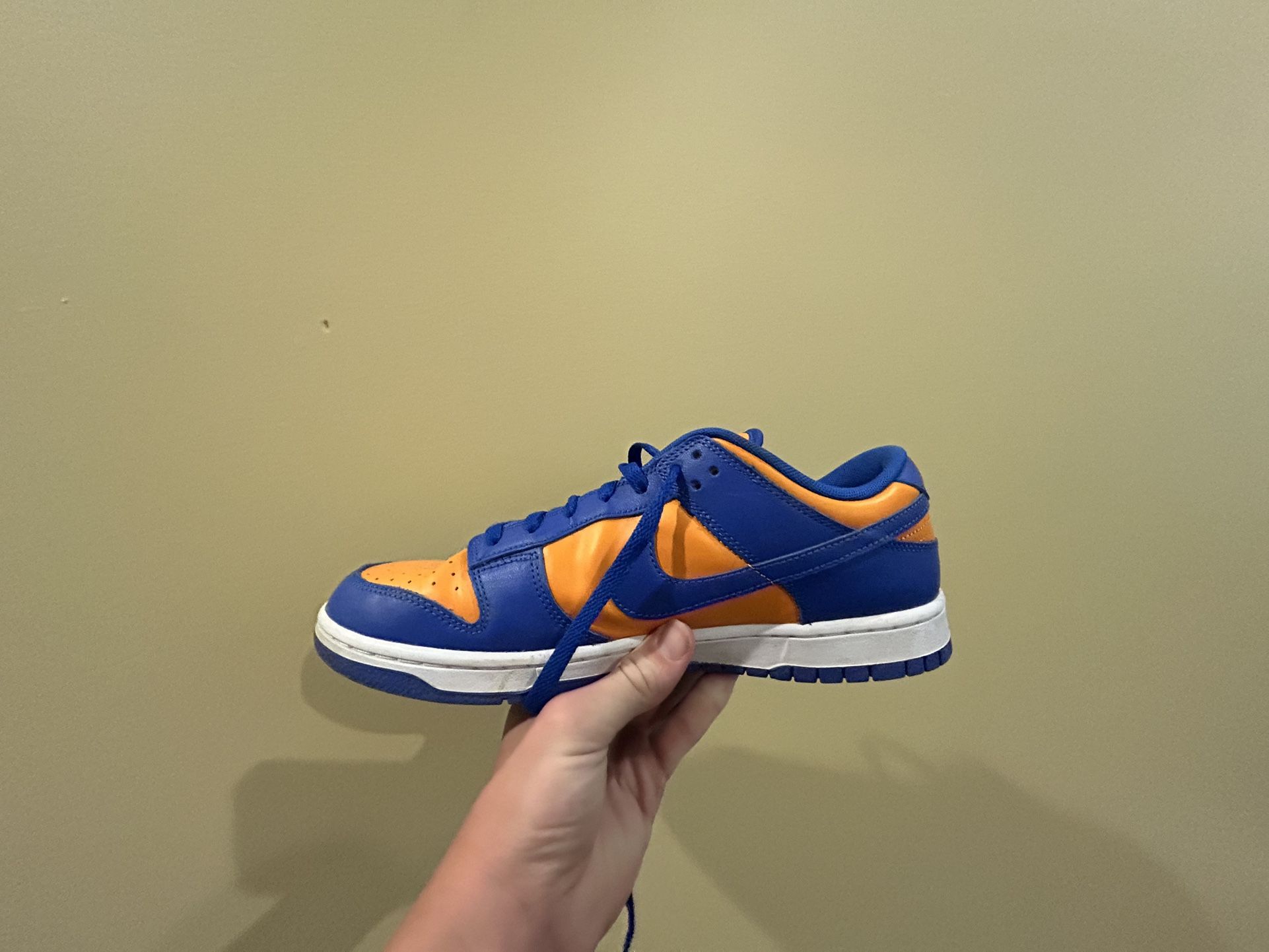 Nike Dunks. Orange and Blue