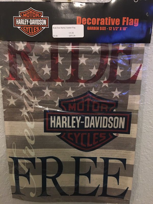 Harley Davidson garden flag
