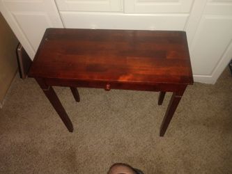 Wood table