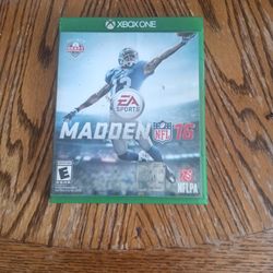 Madden 16 Xbox one 