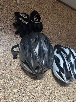 Free bike helmets and gloves