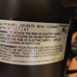 Powr Flite Backpack Vaccum 