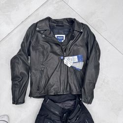 Leather Motorcycle Jacket 