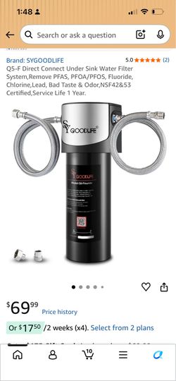 Under Sink Water Filter System “New”