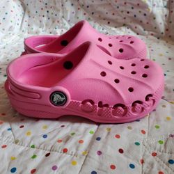 Crocs Crocband Clogs Size C10 Pink. 