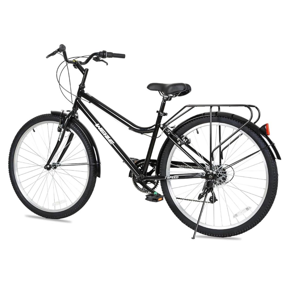 Box Brand New In Box Beach Cruiser Bike, 26 inch Commuter Bicycle