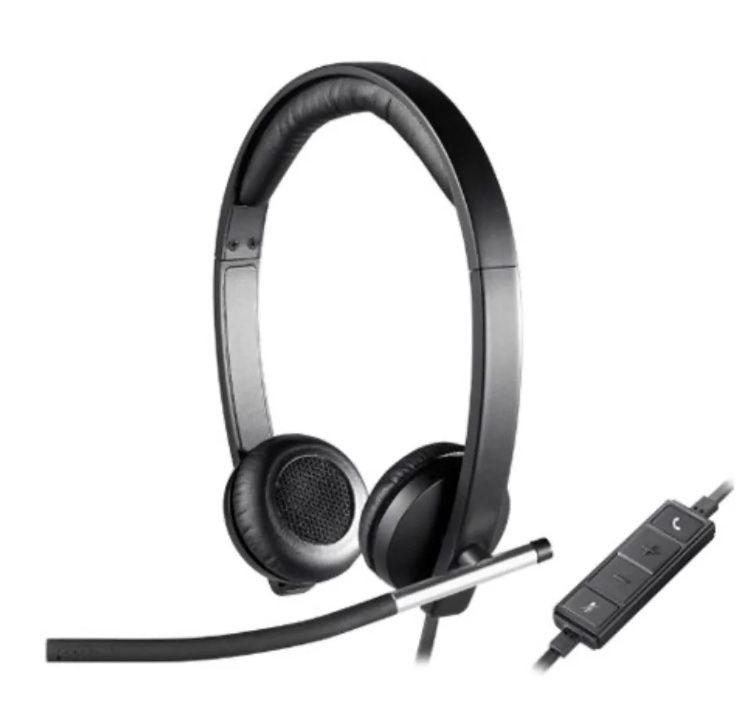 Logitech H650e USB Stereo Headset with Noice Cancelling Microphone