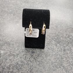 Hoop Earrings 10k Yellow Gold 