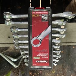 HUSKY 10pc COMBINATION WRENCH SET 