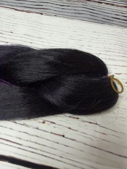 Black /Purple Hair Extensions or Braid
