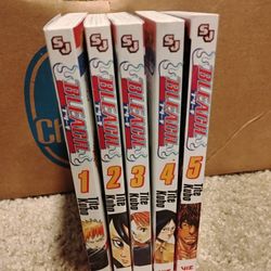 Bleach Manga Volumes 1-5 