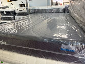 QUEEN SIZE PURPLE RESTORE PREMIER MATTRESS & BOX SPRING BED SET