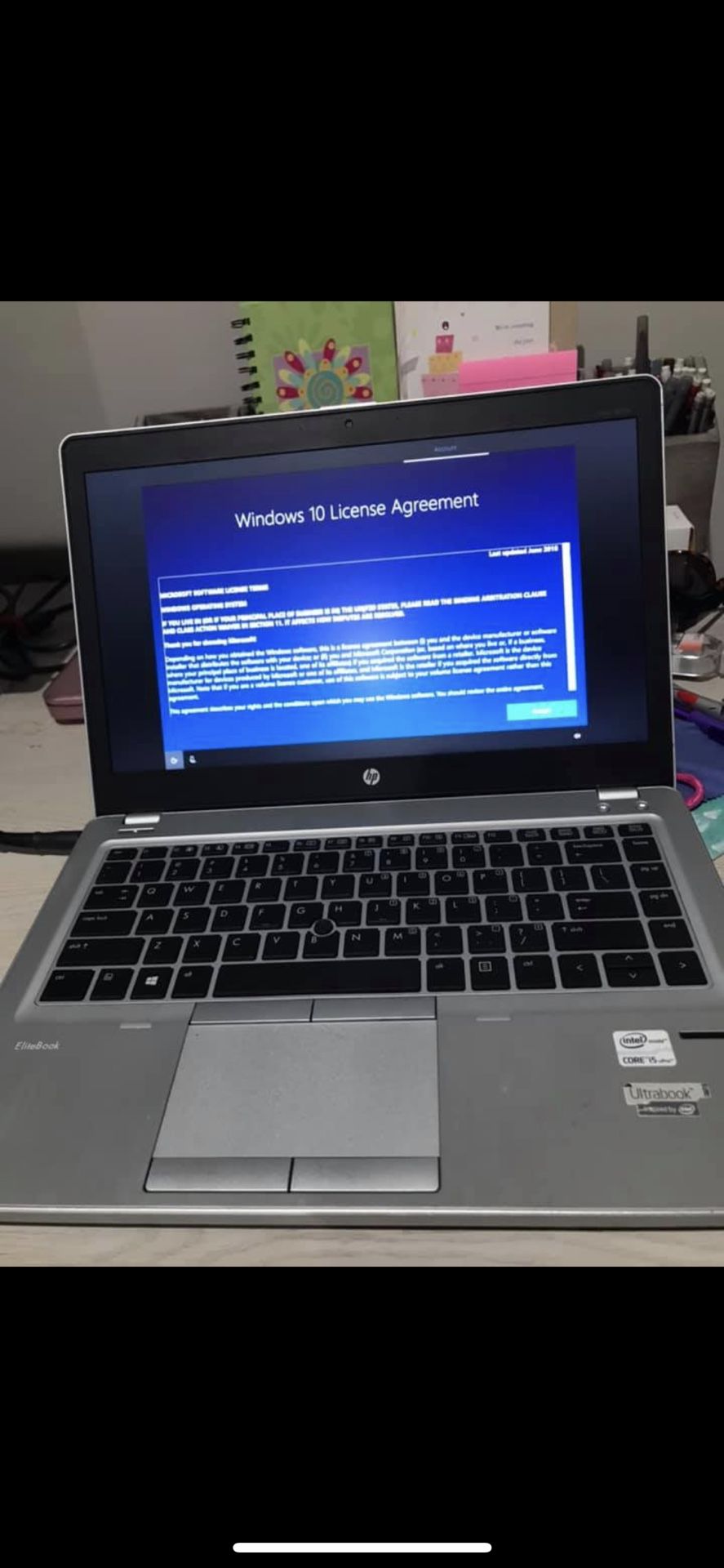 HP Folio 9470M Laptop Windows 10 320GB hard drive
