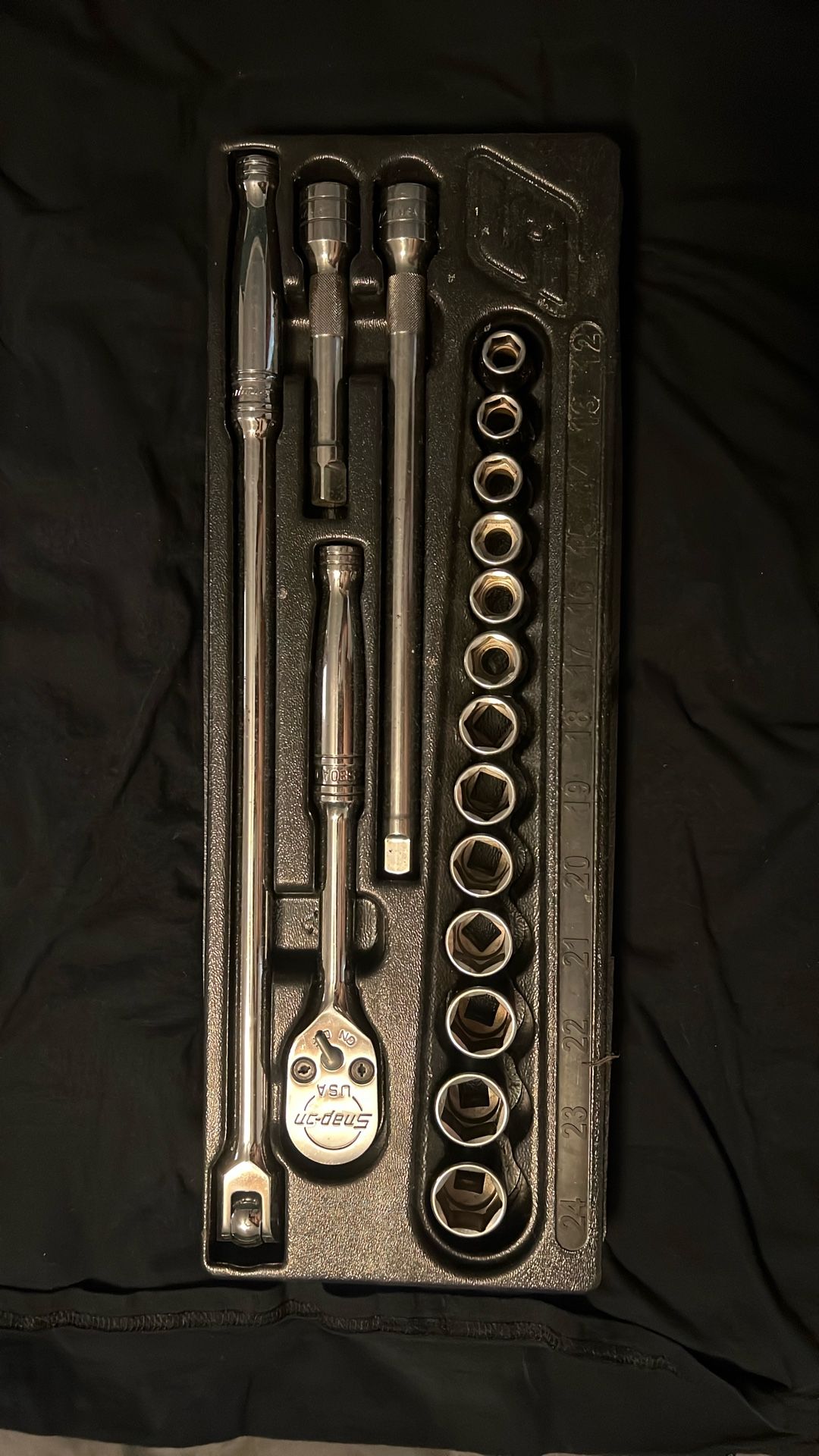 Snap On 1/2 In Ratchet Set