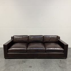 Restoration Hardware, Collins Leather Sofa