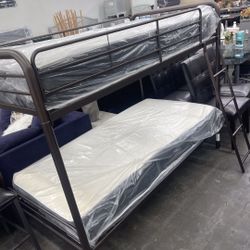Bunk Beds W/ Mattress 