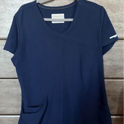 Navy/ceil Blue Sketchers Scrub Set
