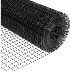 New-36'' x 50' 1/2inch ,Hardware Cloth 19 Gauge Black Vinyl Coated Welded Fence Mesh for Home and Garden Fence and Home Improvement Project