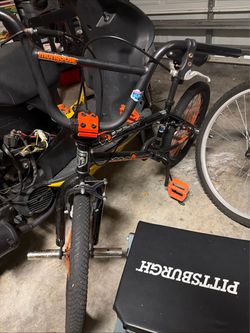 Mongoose BMX Bike Black and Orange