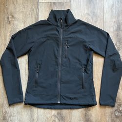 Marmot M3 Womens Windbreaker Jacket Small Black Polyester Full Zip Softshell
