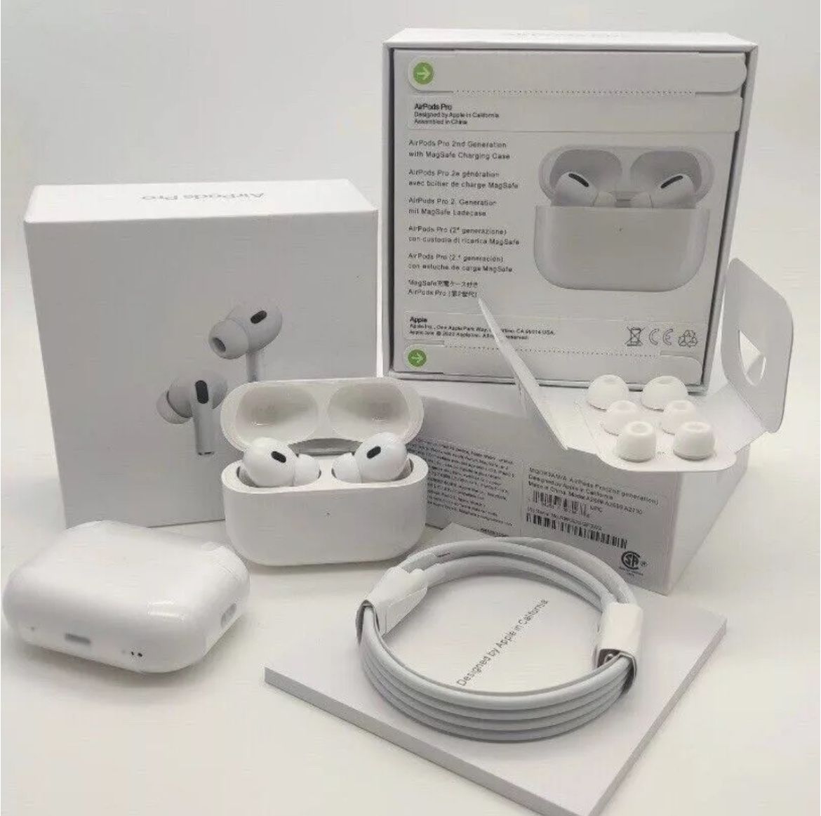 Apple AirPods Pro 2 (2024) with MagSafe Charging Case (Open Box)