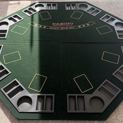 8 person foldable poker table top