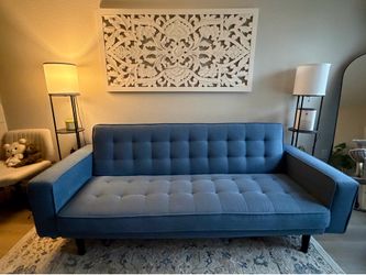 Blue Sofa Bed Couch