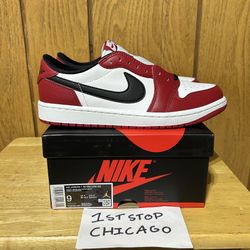 Nike Air Jordan 1 Low OG Chicago 2025 Red White Black HQ6998-600 Men’s 9 NEW