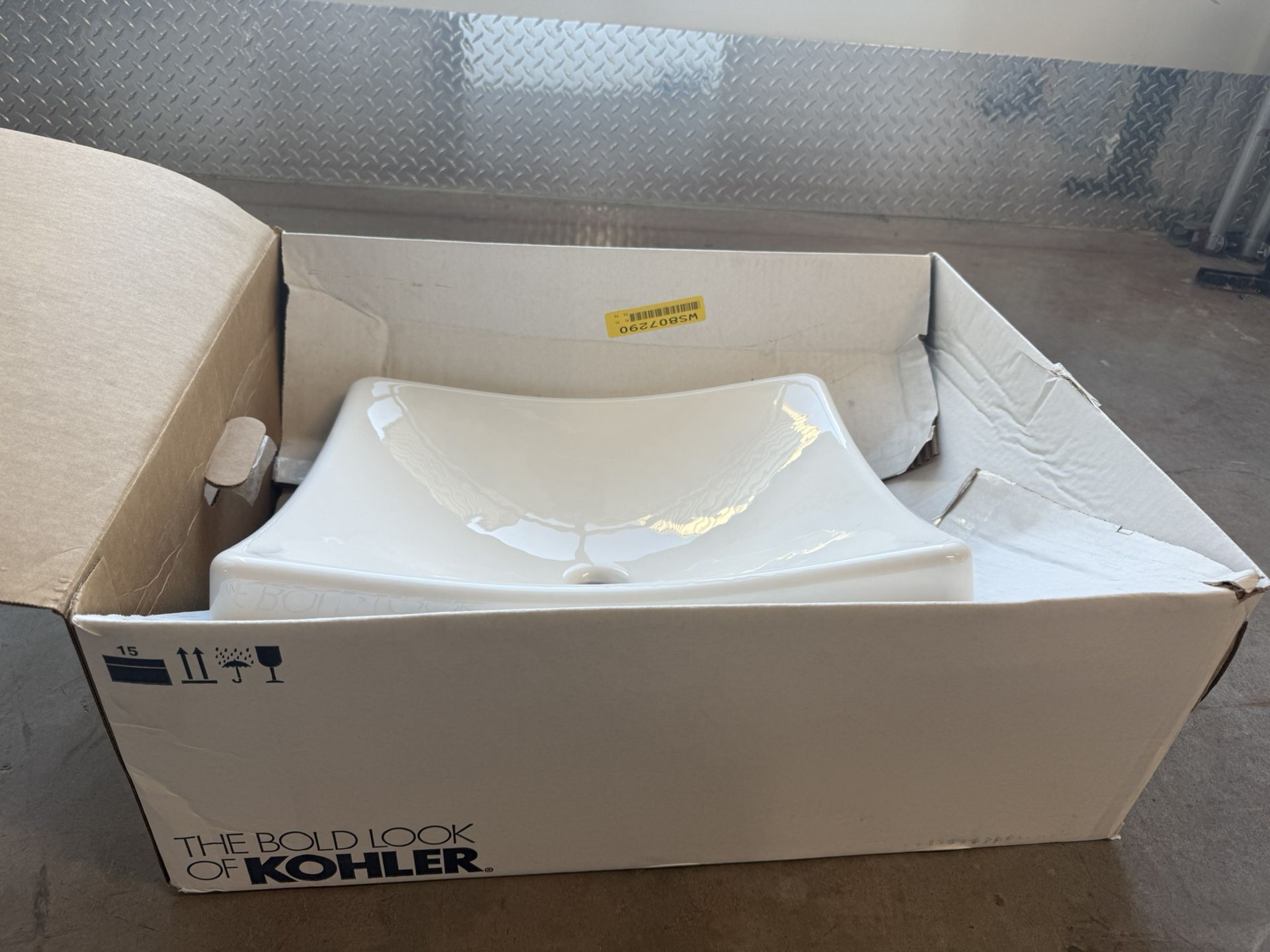 Kohler Demilav Wading Pool Bathroom Sink - White (K-2833-0)