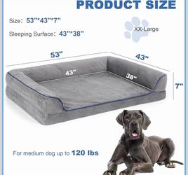 Orthopedic  XL Jumbo Dog Bed