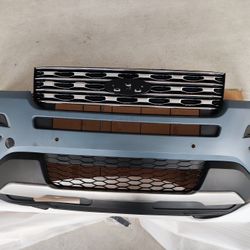 Complete Front Bumper Assembly With Sensor Holes For 2016 2017 Ford Explorer
