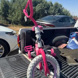 Little girls huffy bike