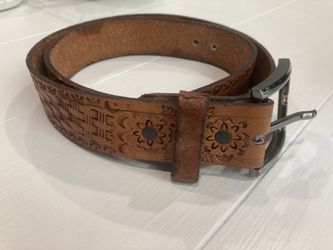 Hand Stamped Belt