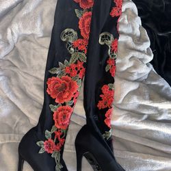 Charlotte Russe Thigh High Heels