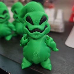 Oogie Boogie 3D Printed Figure – 3” Tall Halloween Collectible