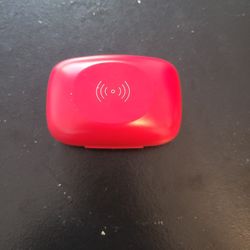 Red Bluetooth Ear Buds