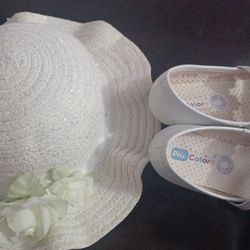 Zapatos Y Sombrero De Niña 