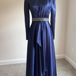 Royal Blue Turkish Dress 