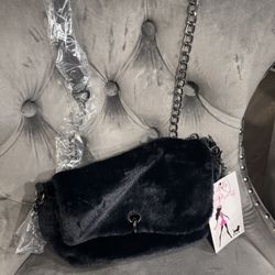 Gilda Paris Fur Crossbody Bag