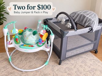 Infantino Baby Jumper & Pack n Play Bundle