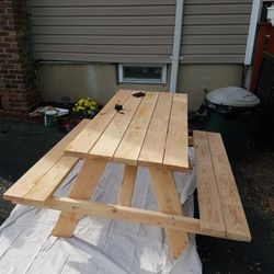 MADE TO ORDER Adult And Toddler Picnic tables