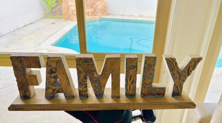 Family Wooden Piece _ Decorative