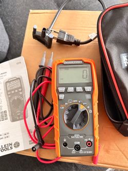 $40 Klein Tools Digital Multi-Tester with Receptacle Tester (Standard/GFCI) Auto-Ranging Digital