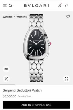 Bvlgari Serpenti Seduttori Women's Watch