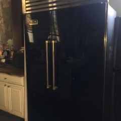 VINTAGE VIKING KITCHEN IN BLACK BRASS 
