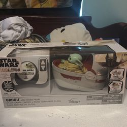 star wars mandalorian rc grogu and hover pram