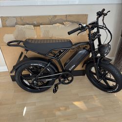 TST Electric Bike for Adult, Up to 28 MPH and 60/100 Miles Long Range E Bike, 20" Fat Tire E-Bike, 1500W Peak