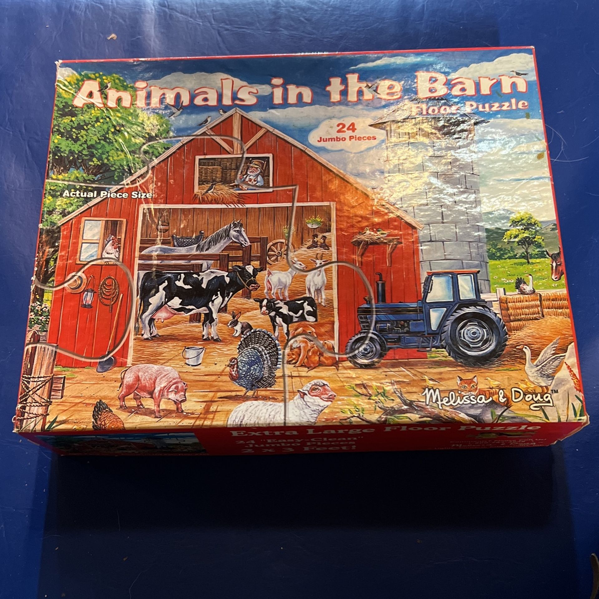 Melissa &Doug Puzzle Animals In The Barn