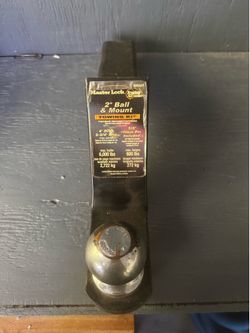 Masterlock 2” ball & mount