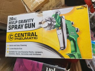 Central Pneumatic 20oz HVLP Gravity Spray Gun